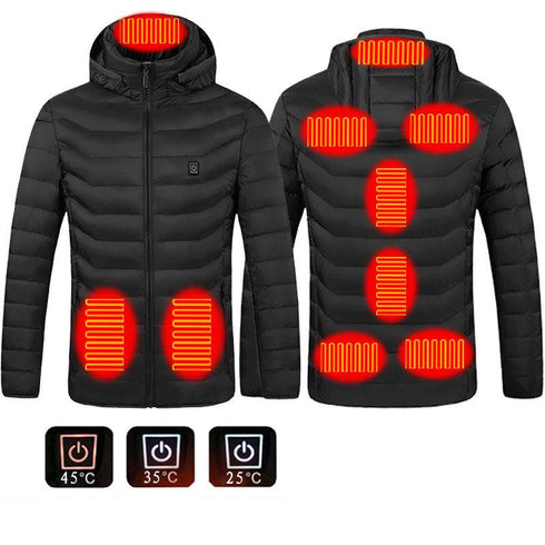 Heated Jacket Coat USB Electric